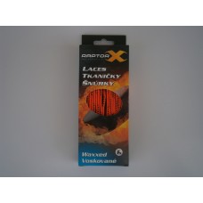 Raptor-X šnúrky voskové Oranžová/Čierna